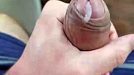 Novinho pauzudo from Brazil jerks off solo and cums hard