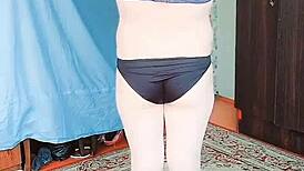 Big Ass White Boy Sissy Kitty Dancing Sexy in Gay Crossdresser Show