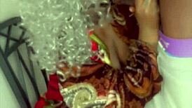 Granny seeks big ebony item for her oral needs