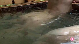 Hitoub-703: Azusa Itagaki in steamy Japanese hot spring fetish