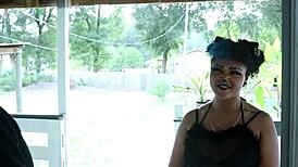 Girl undergoes casting interview with intriguing twists