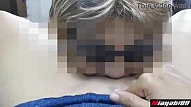 สลัดไทยผมน้ำตาลโดนเลียและเย็ดน้ำเงี่ยนล้น!