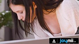 i'm sexy nikki fox, wantin to live office fantasy with my colleague, ridin his big cock cowgirl style