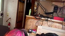 Beautiful Woman Teases with Big Hard Cock