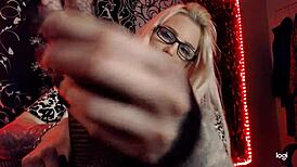 BBW fetish ASMR with rubbing sounds for feet and stockings voyeur