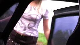 Hard Sex with 18-Year-Old Blonde Outdoors Now!