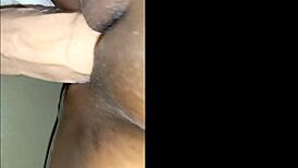 juicy pussy takes big plastic cock 😍