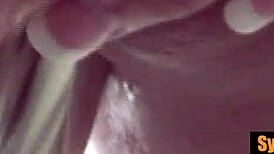 my sexy blonde step sis cums before anal toying