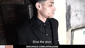 Argentinian Danny Does Construction and Blowjob for Cash