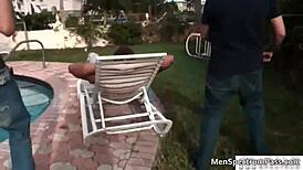 intense gay threesome with blowjobs and anal