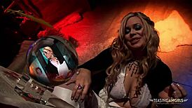 one hard cock just ain’t enough for these blonde babes. they crave more in wild group doggystyle!