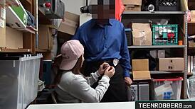 Rebel teen shoplifter obligated to perform at work