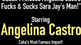 Cuban Princess Angelina Castro Gets Her Big Ass Fucked In A Group Blowjob Session With BBW Caribbean Boobs