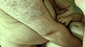 three chubby hairy guys suck cocks and fuck raw now