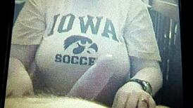 Married woman with natural big boobs gives great blow job