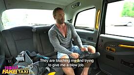female fake taxi billie star seduces male stripper