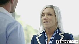 Tushy tiny teen Kacey Jordan slammed hard in her tight ass.