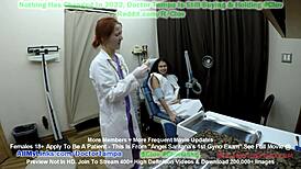 angel santana's 1st gyno exam caught on hidden cam, unbelievable!