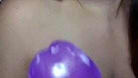 Latina femdom squirts with dildo