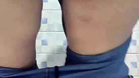 Mature Peruvian Ass Shaking In Hotel Bathroom Flashing