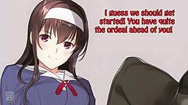 Anime feet challenge makes you jerk off to toes