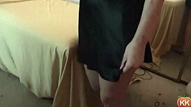 Brunette Gets Cum on Bubble Butt After Seductive Massage Session. Watch Her Take It All!