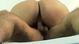 Amateur first fuck of 2024 enters pussy intensely.