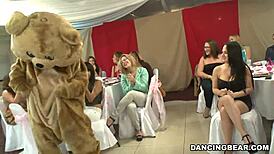 Bride-to-be cheats in group orgy with blowjobs