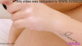 Blonde Teen 18+ Masturbates for Uncle's POV Casting