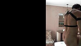 Watch This Gay Stud Pound That Big Ass Bareback With His Monster Cock!