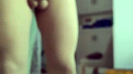 Close-up of pantyhose-clad legs showing texture and fit