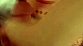 Girl on girl oral sex with lucky guy in threesome