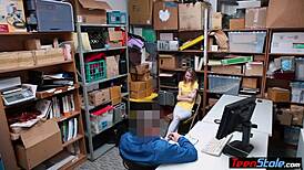 Crying Small Titted Russian Teen Thief Punish Fucked