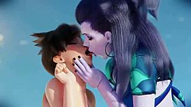 Yo, check this wild Overwatch hentai compilation right now!