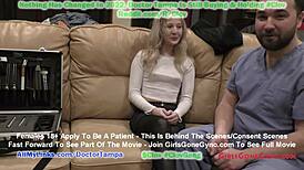 clov, stacy shepard, you getting your 1st gyno exam from doctor tampa? watch her bare all!