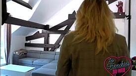 Elisa, Sexy French Agent, Teases with Big Tits in Hot Scene