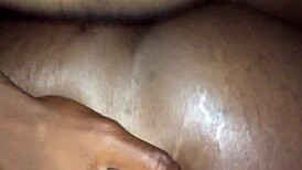 My ebony wife tries her first amateur porn session, so nervous