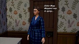 Gus Farmer Works On The Ranch In Sims 4.