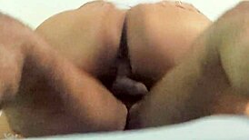 Amateur first fuck of 2024 enters pussy intensely.