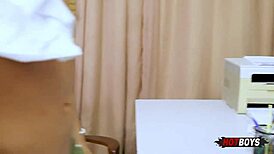 Young hung teen pov fucks boss in hardcore anal assfucking session.