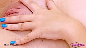 Blonde Teen 18+ Masturbates for Uncle's POV Casting