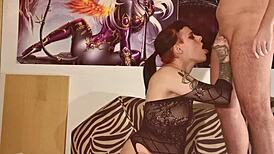 Pregnant Babe Craves Face Fucking in HD Dirty Talk