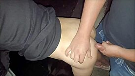 Wife With Ass In Window Gets Compilation Of Cumshots From Strangers