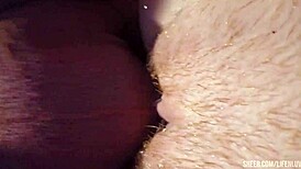 pale pussy drilled with wild ass play