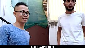 big dick latinos in hot gay threesome with bareback assfucking and facial cumshot