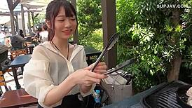 I can't get enough of this uncensored Japanese babe in wild action.