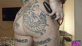 fisted hard in the ass with gaping asshole stretching in homemade anal sex 😈