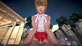 Hey, ever seen a cute maid in Fox Senko-san cosplay getting naughty?