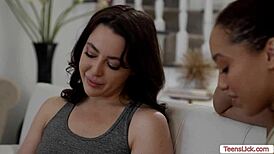 Alexis and Whitney lick each other's pussies passionately