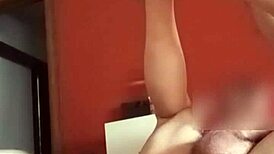 Gay Guy Shows Off His Huge Ass For Big Dildo Anal Play In Close-Up